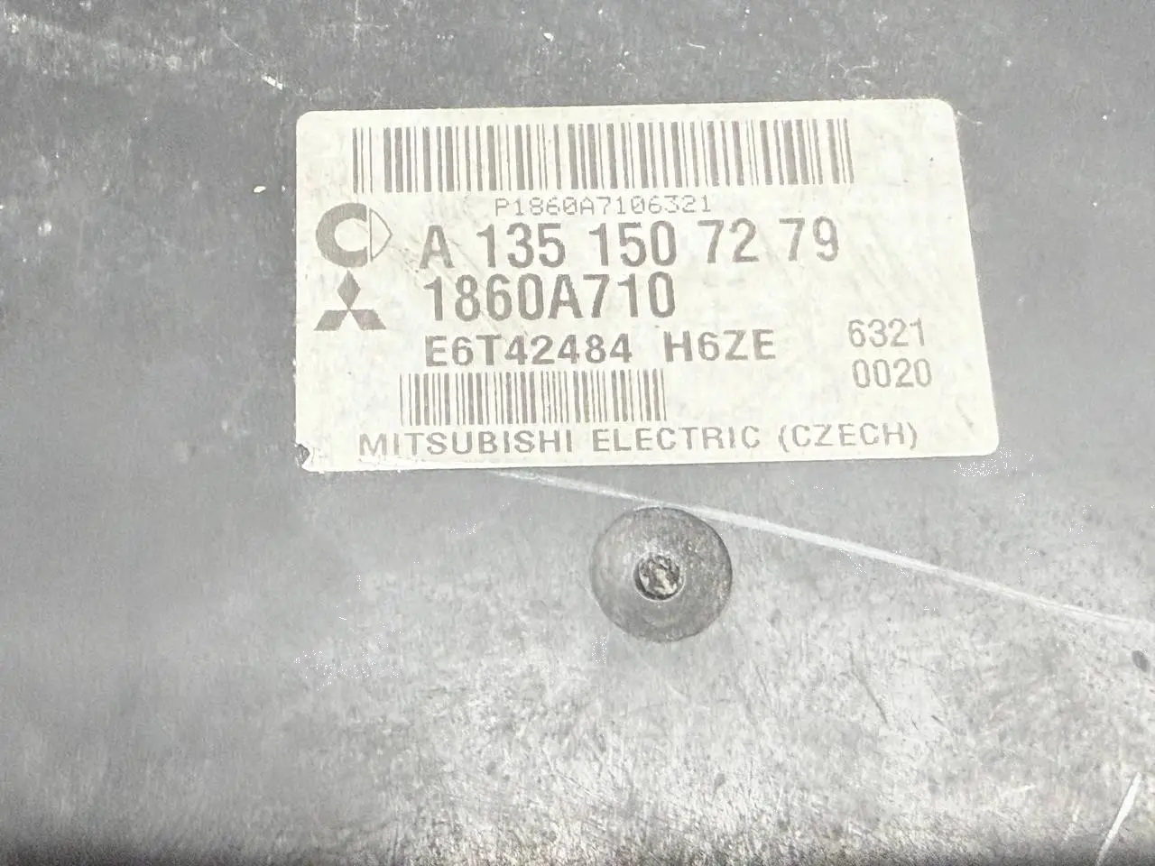 ECU Motor Steuergerät Mitsubishi Colt 2006 1,3 1860A710, 1351507279