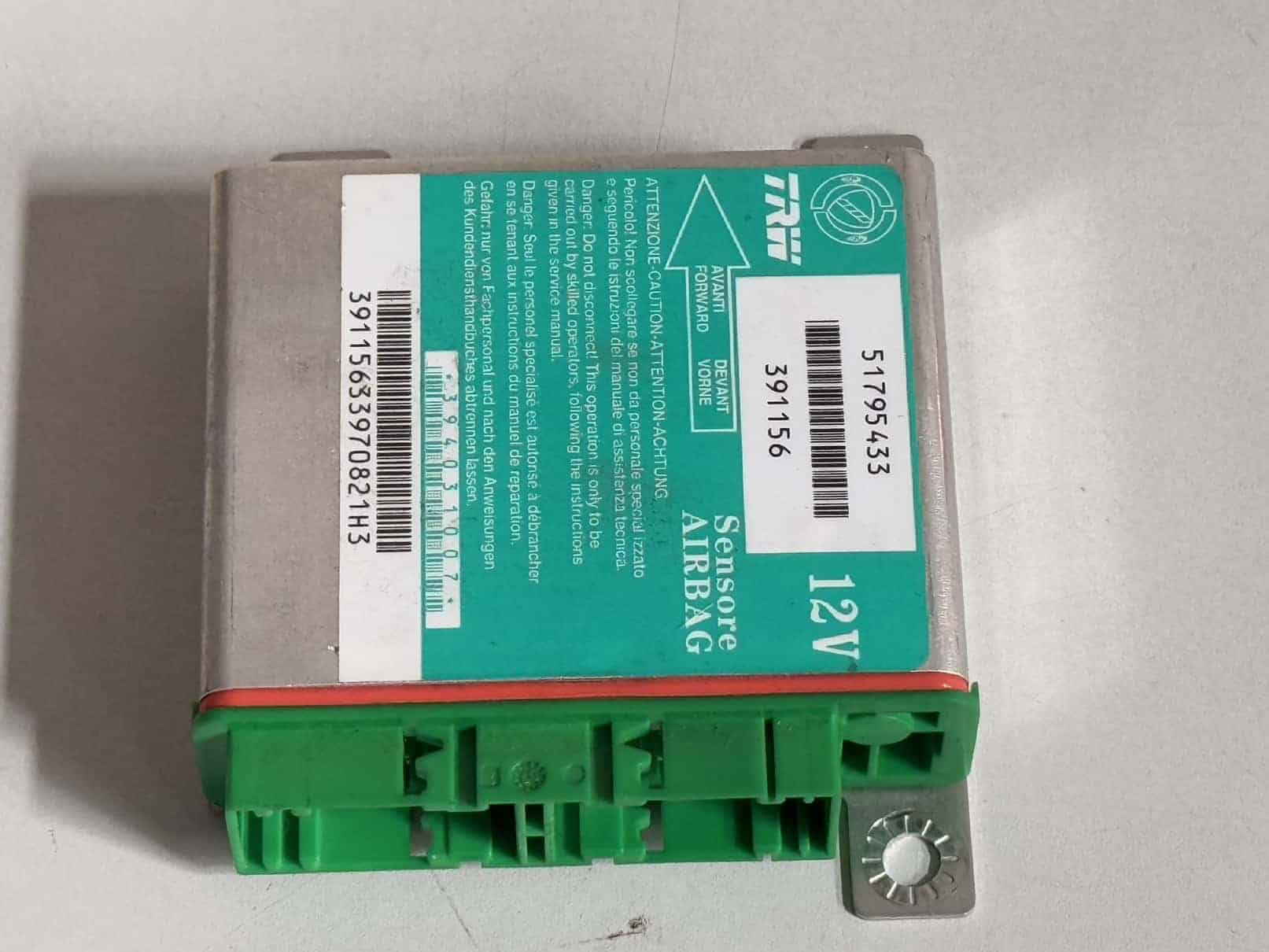 Airbag Modul Steuergerät FIAT Punto 1.2 2008