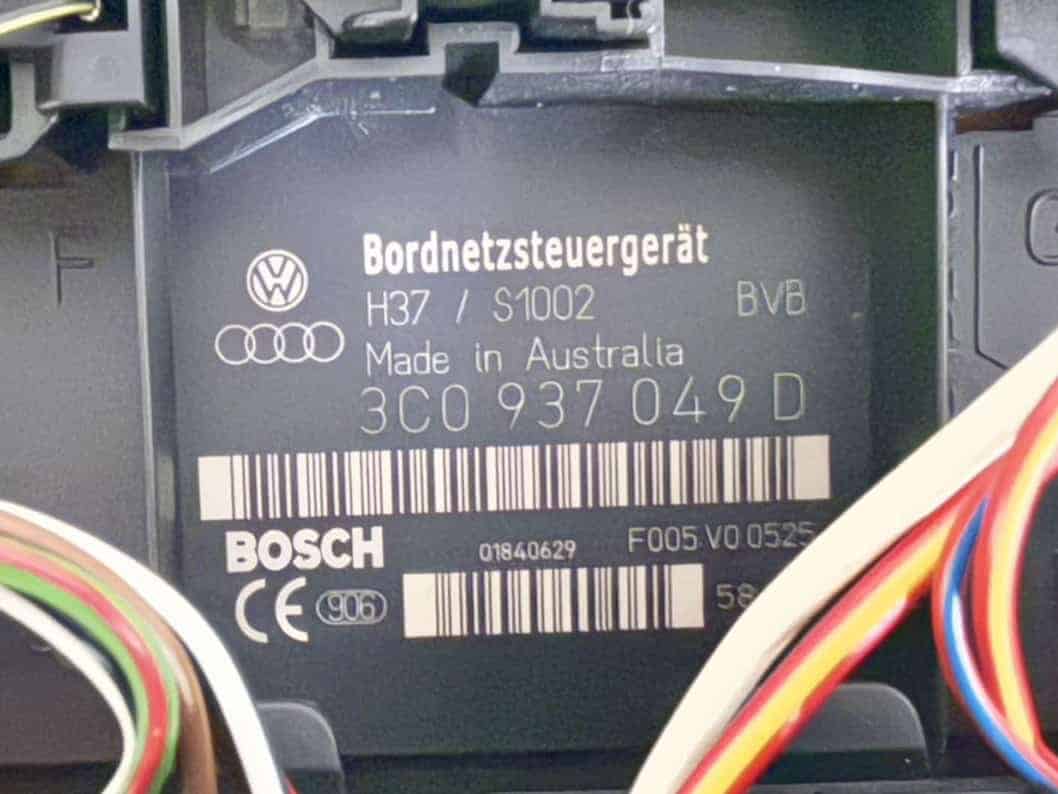 Bordnetzsteuergerät BCM VW Passat 3C Kombi 2008 3C0937049, 3C0937049D