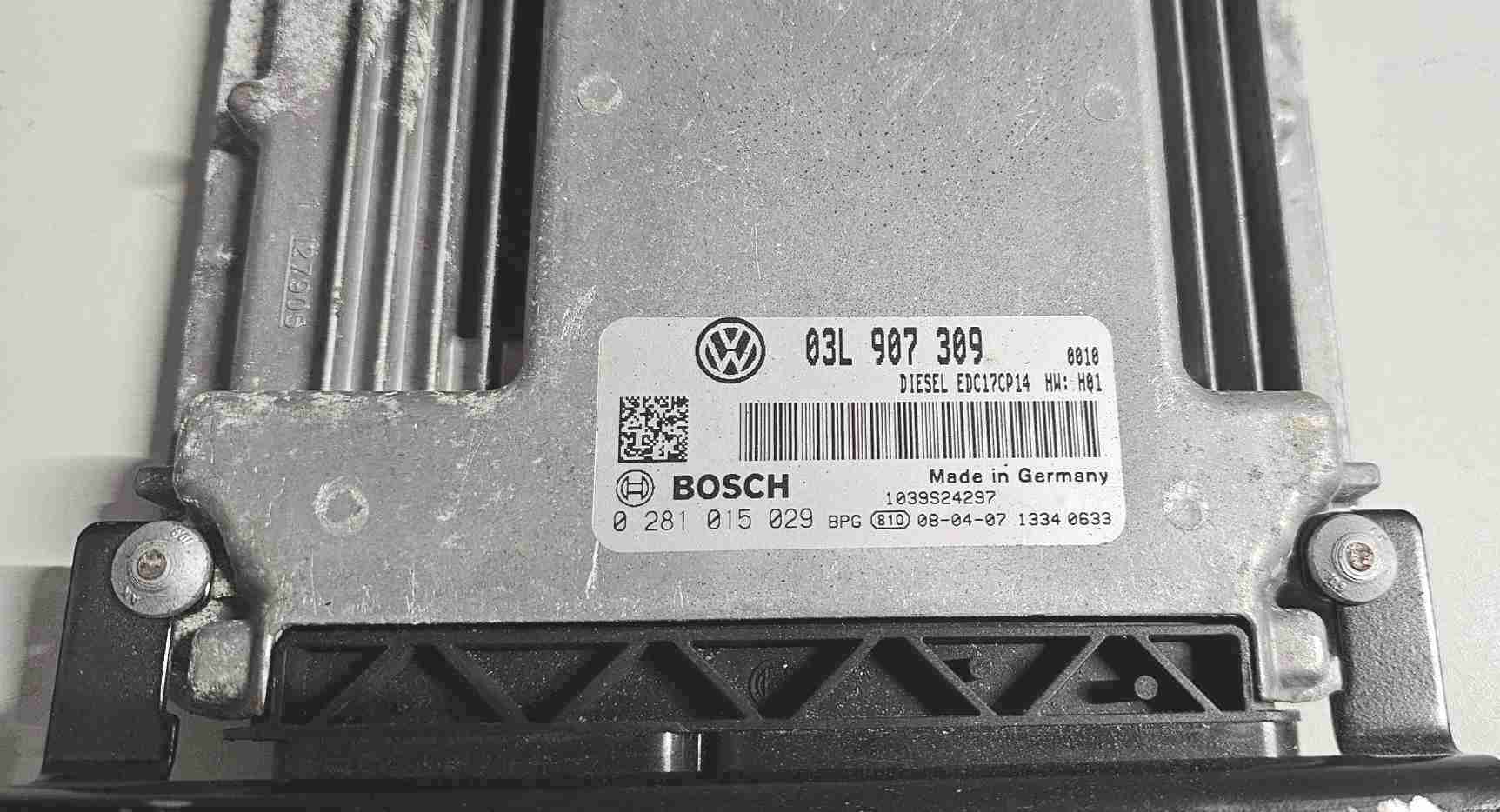 Motorsteuergerät ECU VW Passat 3C Kombi 2008 03L907309, 0281015029