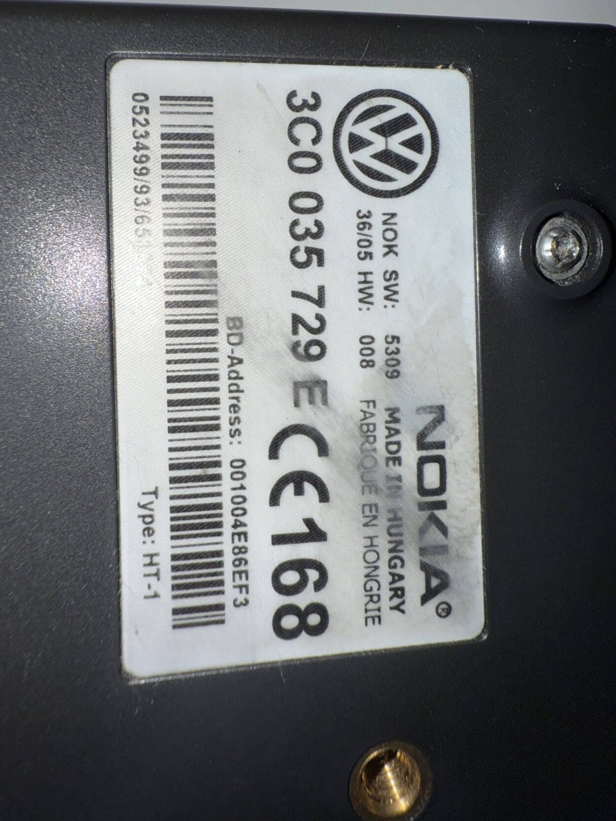 Steuergerät Interface BT Freisprecheinrichtung VW Passat 3C