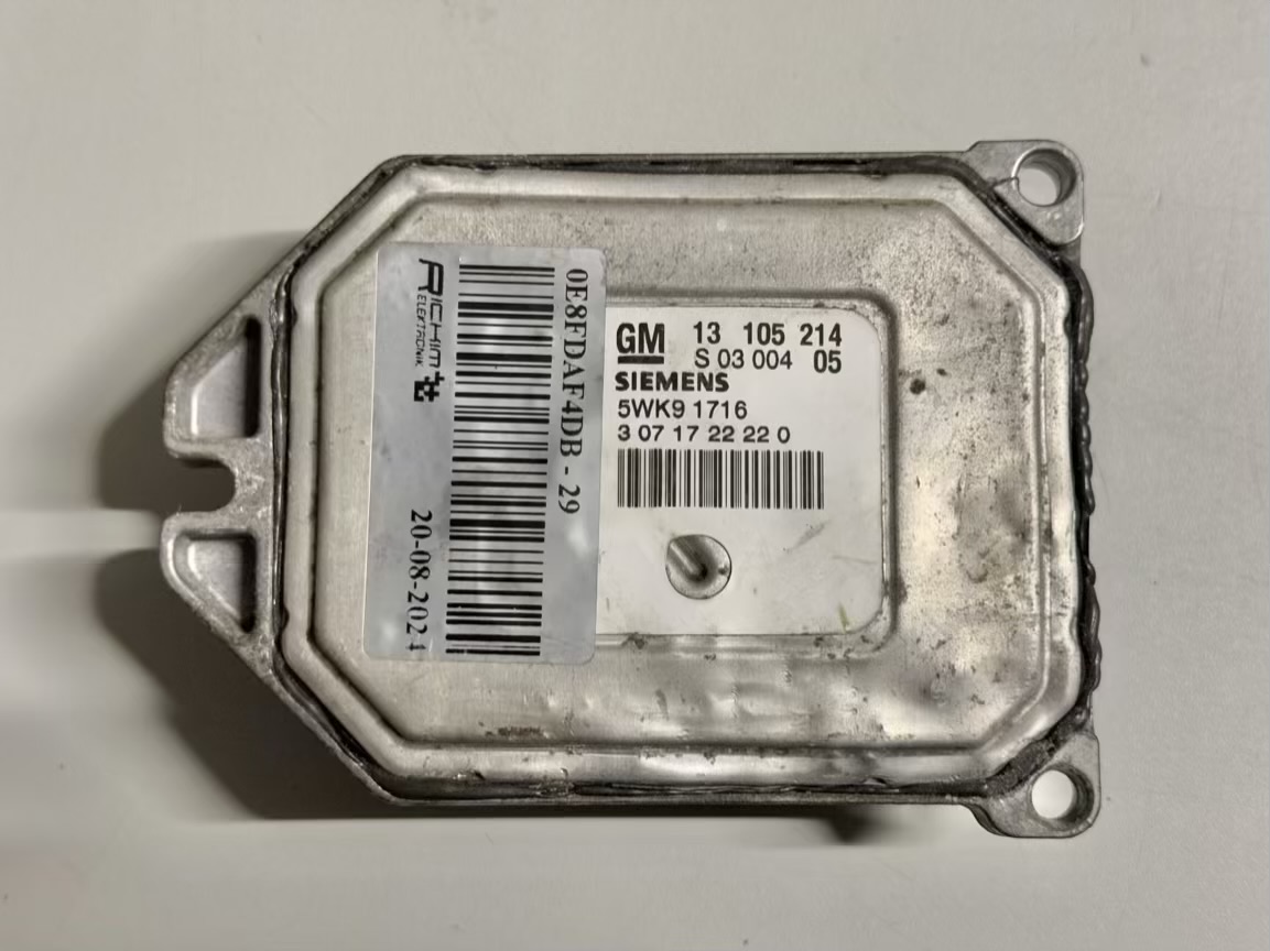 Motorsteuergerät ECU OPEL MERIVA 2003 13105214, 5WK91716