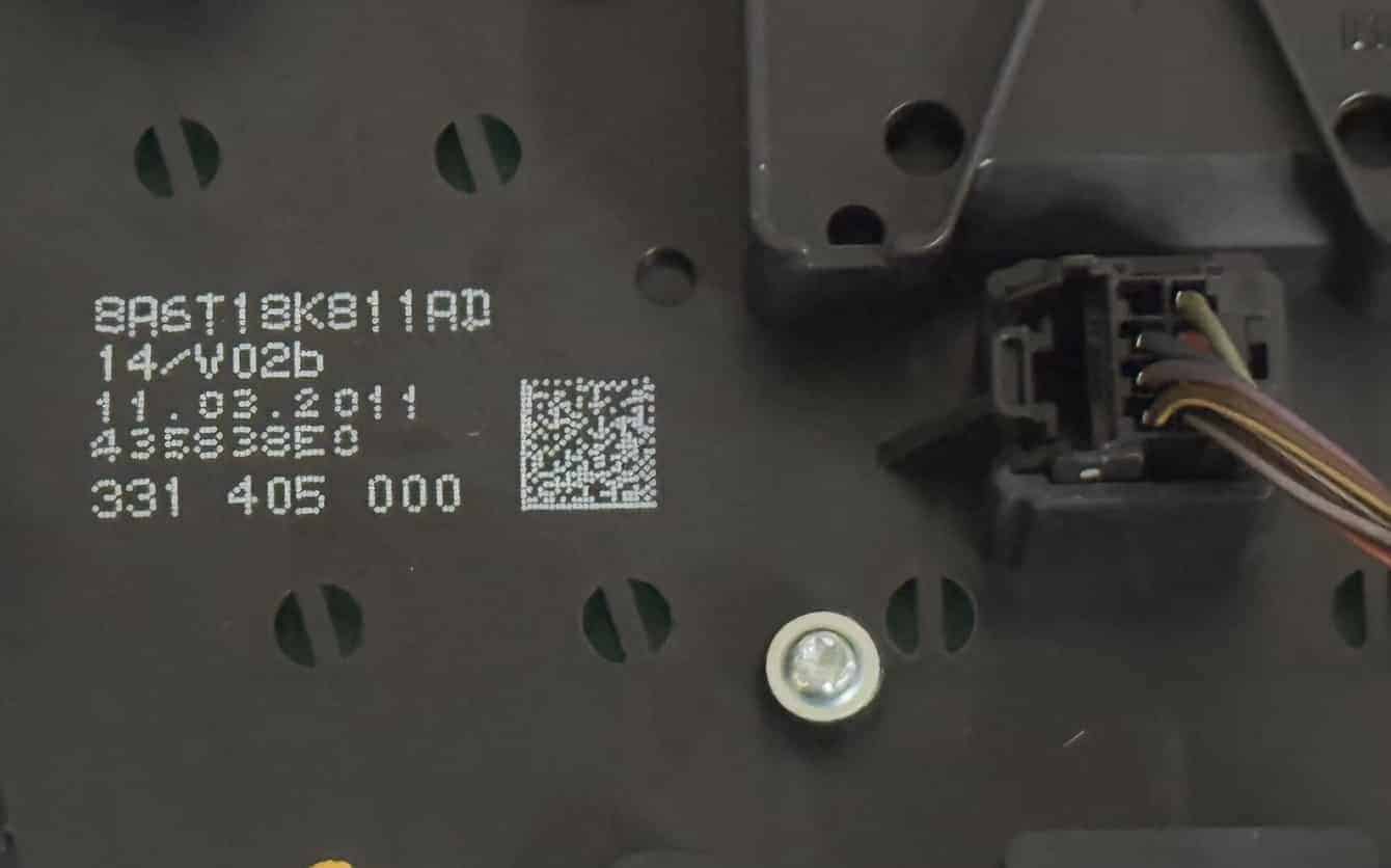 Radio Bedienschalter Bedienfeld Ford Fiesta 1.25L 2010