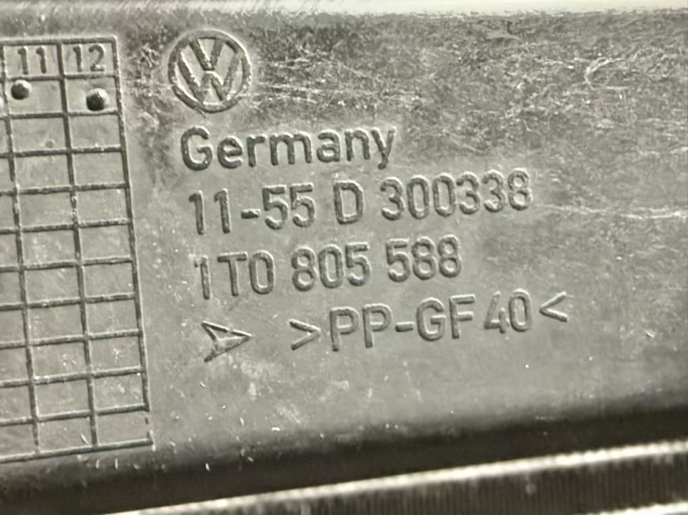 Frontmaske Schlossträger Stossfänger mit Kühlerpaket VW Touran 1T1 2003 Trend
