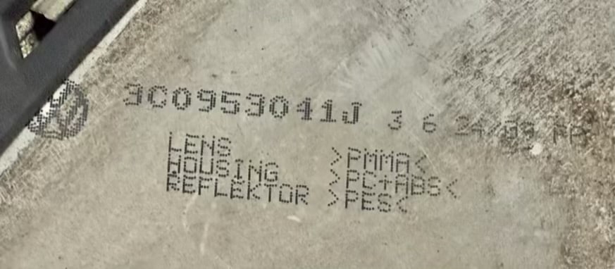 Blinker Blinkleuchte Vorne Links mit Abdeckung VW Passat 3C 3C0953041J 3C0807717