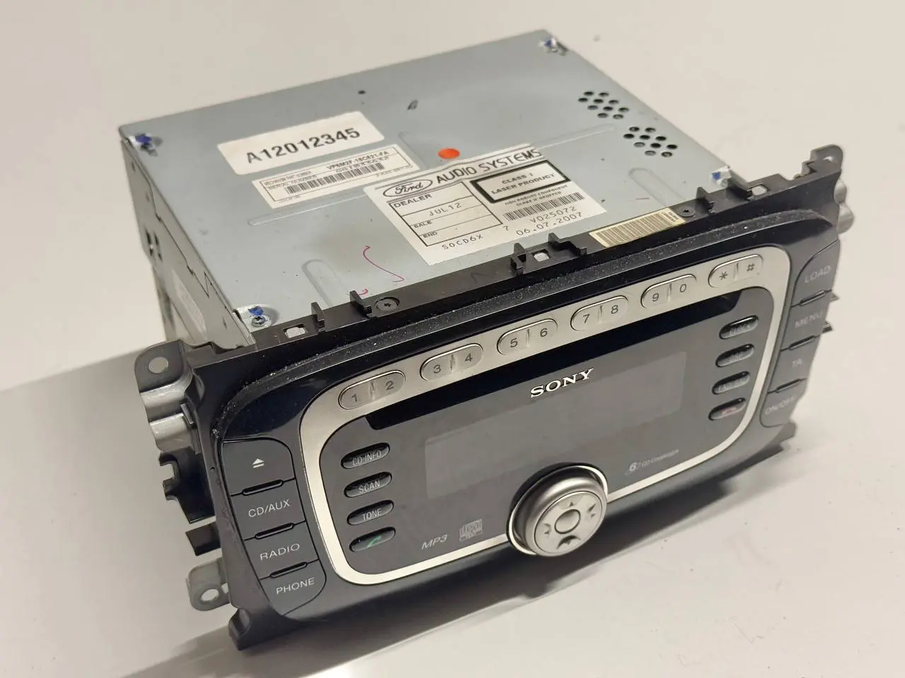 Audiosystem Sony Radio CD FORD Mondeo CA2 2.0L TDCi 2008 VP6M2F18C821FA