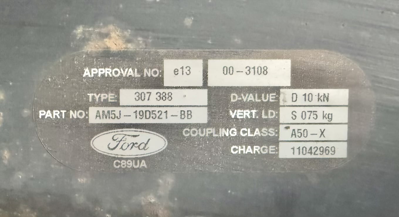Anhängerkupplung mit Kabelbaum Ford C-Max DXA 2014 AM5J19D521BB