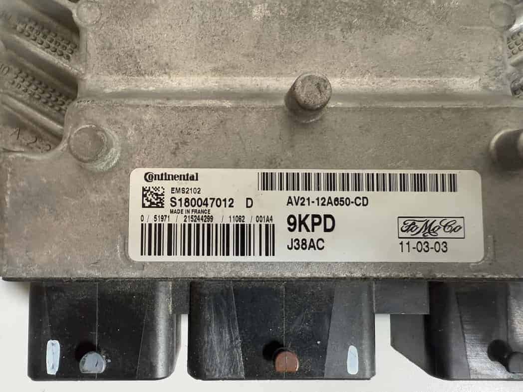 Motor Steuergerät Continental Ford Fiesta 1.25L 2010