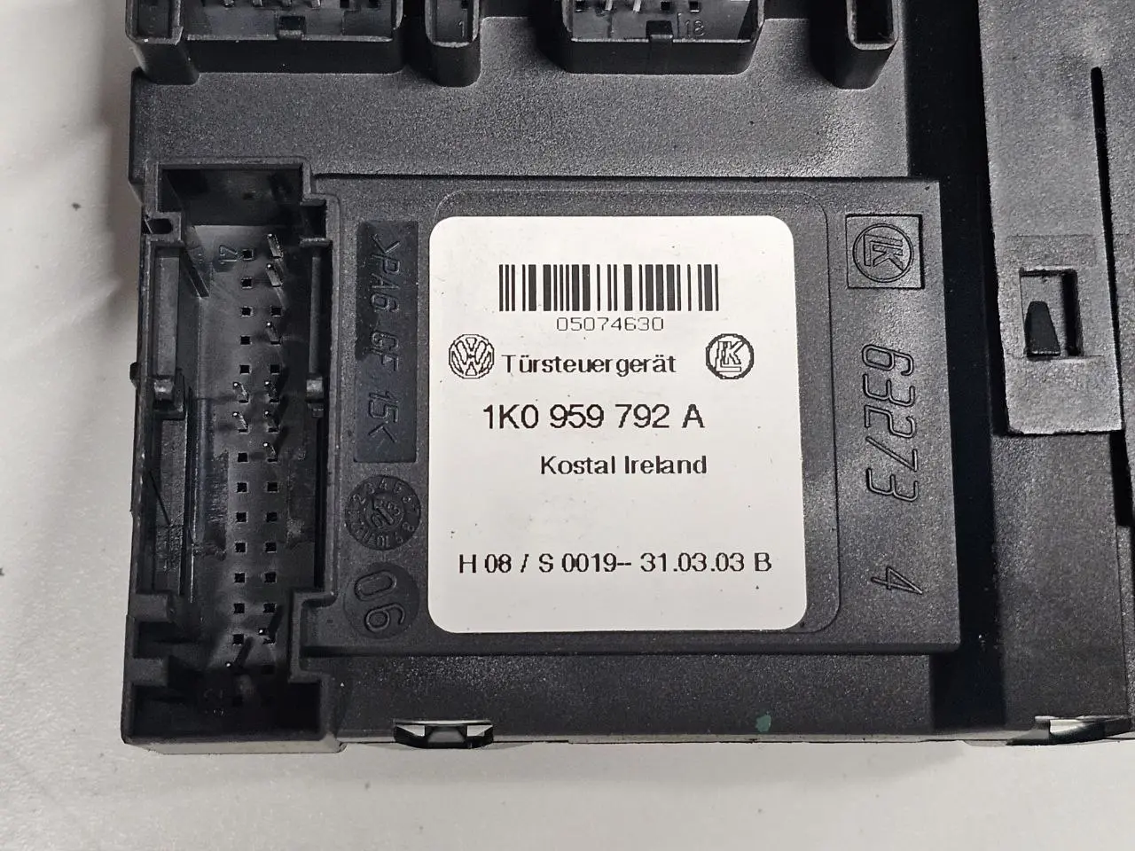 Fensterhebermotor mit Steuergerät + Seil VW Touran 1T1 2003 1K0959702B
