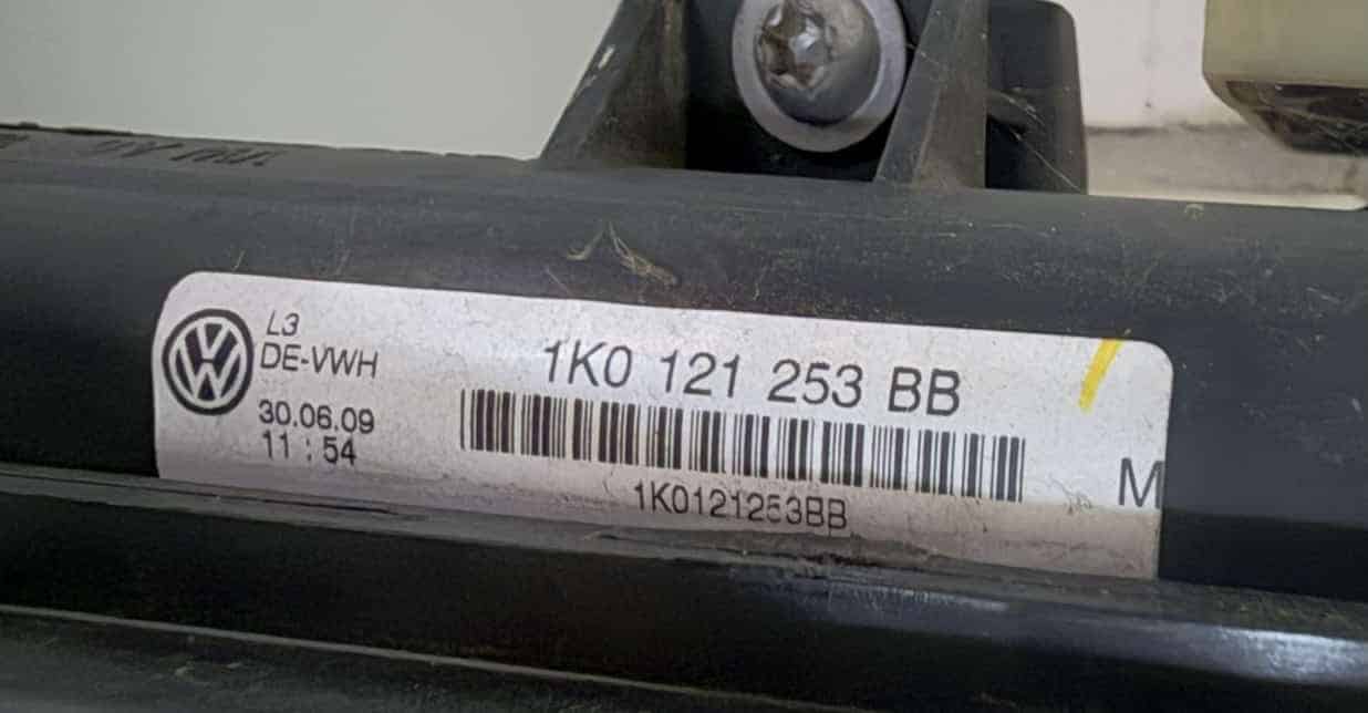 Front Kühlerset Lüfter Kompl. VW Golf Plus 2009 1K0121207, 1K0121253, 1K0121251