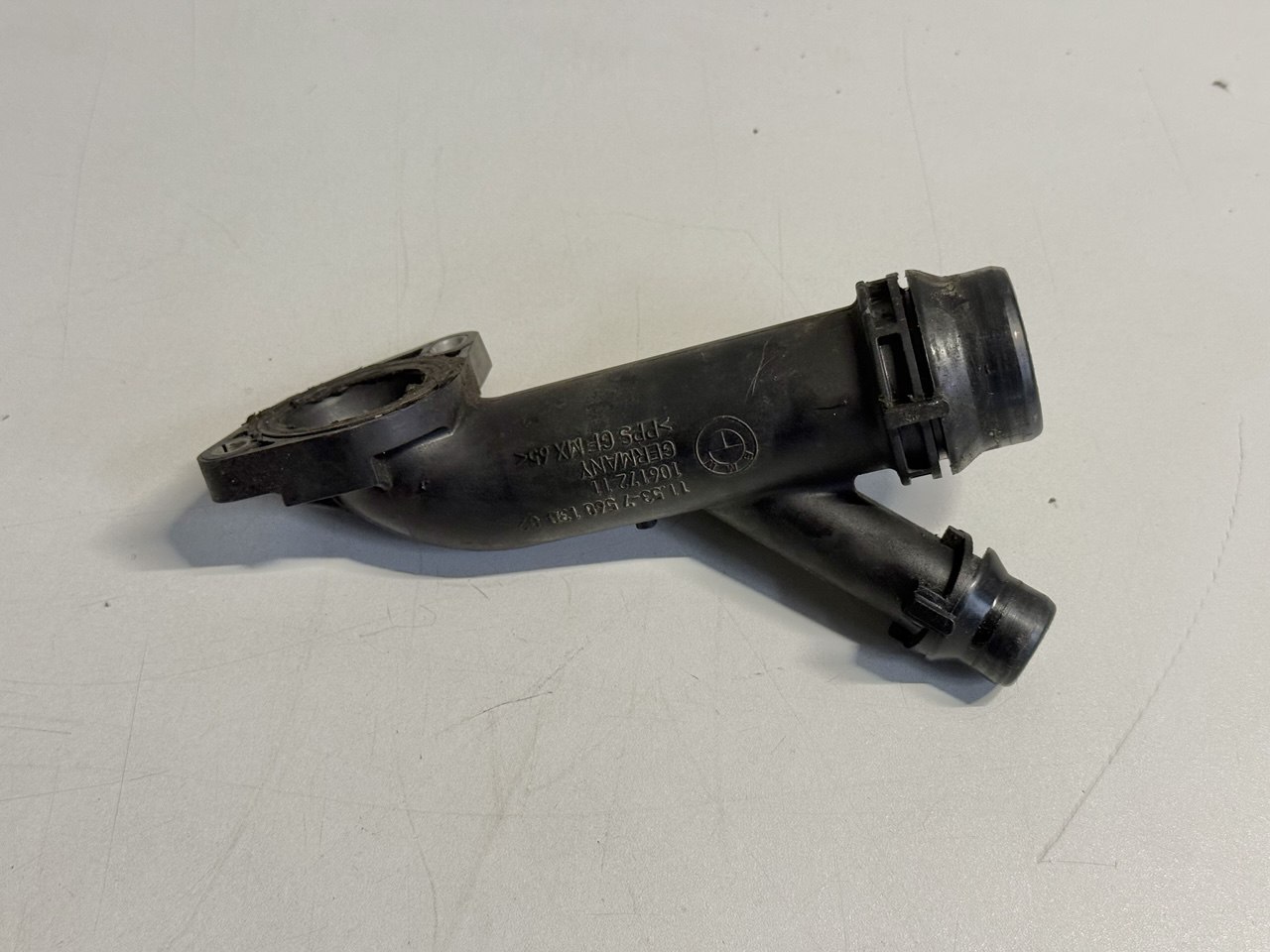Anschlussstück Flansch Verbindung Kühler BMW 116i N43 E81 E87 2011 7560130