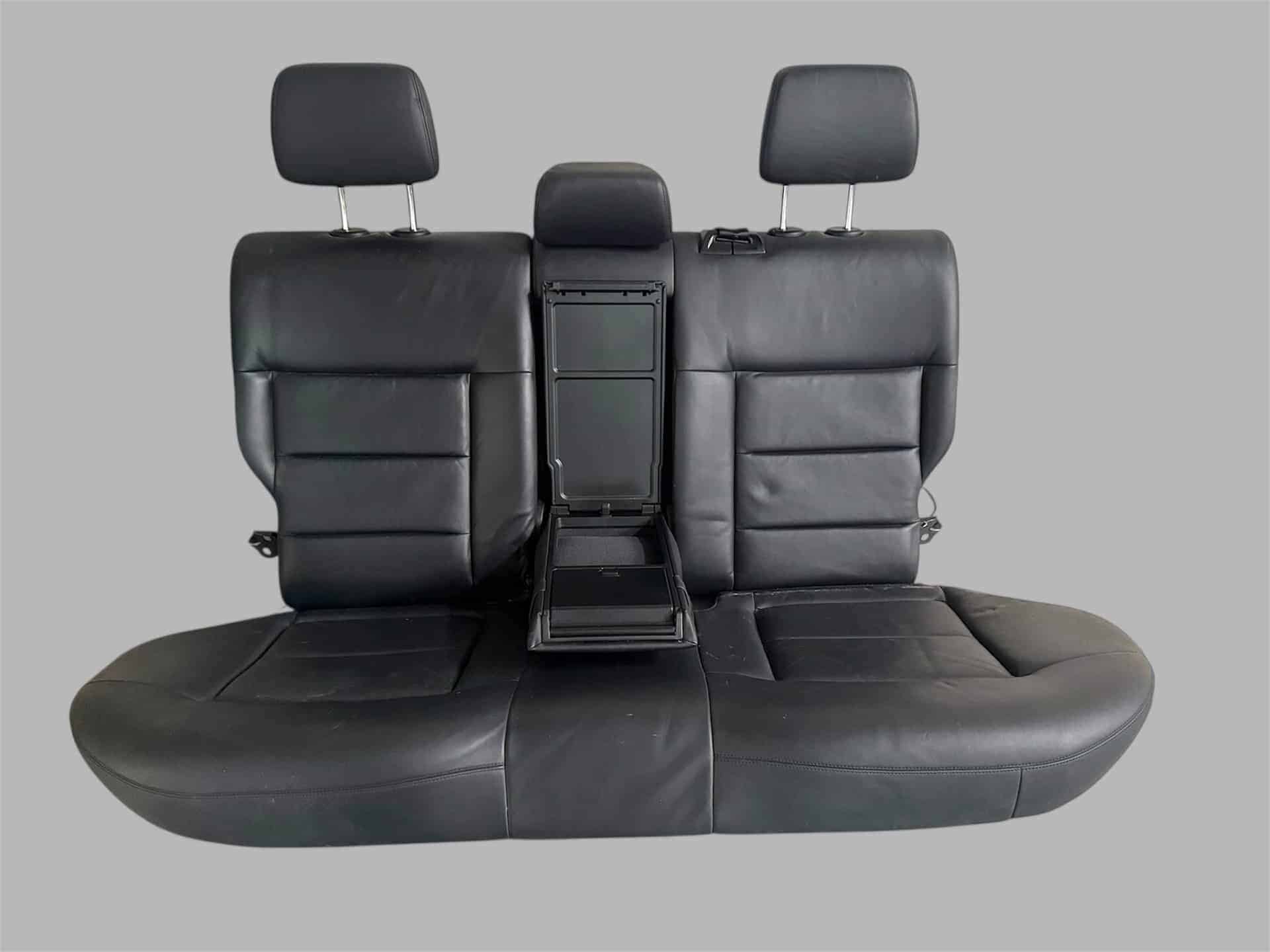 Rücksitzbänke schwarz Leder Benz W212 E-Klasse 2010