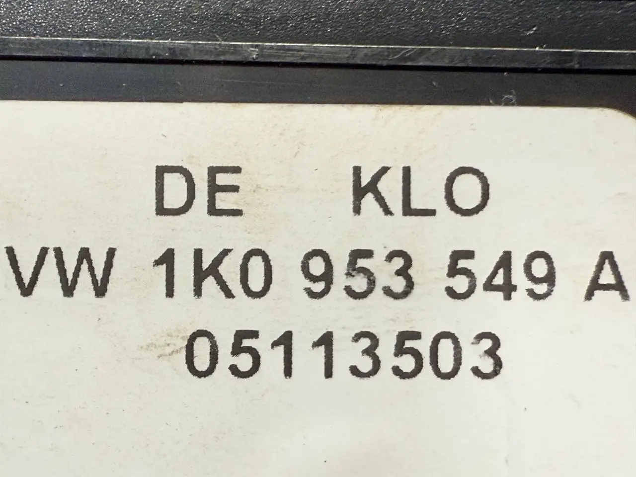 Steuergerät Lenksäule Lenkstockschalter für VW Golf5 1K1 1.4L 1K0953549A
