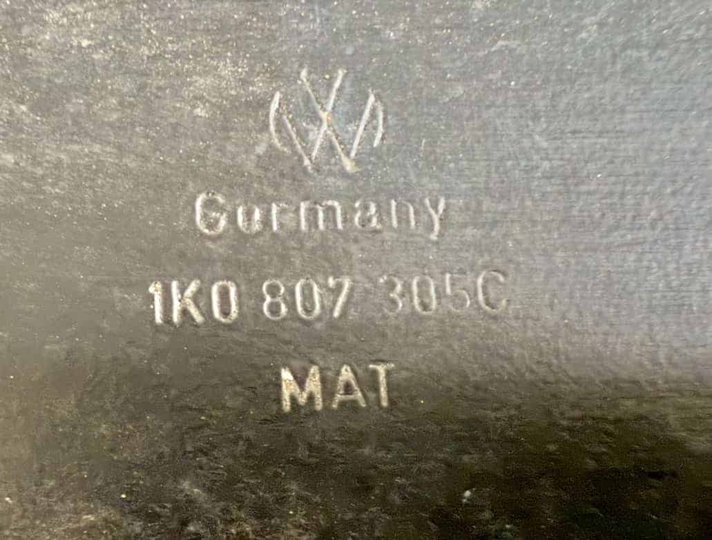 Pralldämpfer Stoßstangenträger Hinten VW Golf Plus 2009