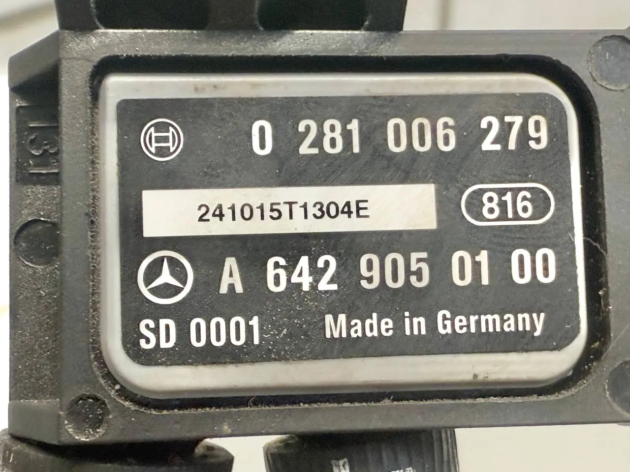 Differenzdrucksensor Abgasdrucksensor für Mercedes W212 E-Klasse 0281006279