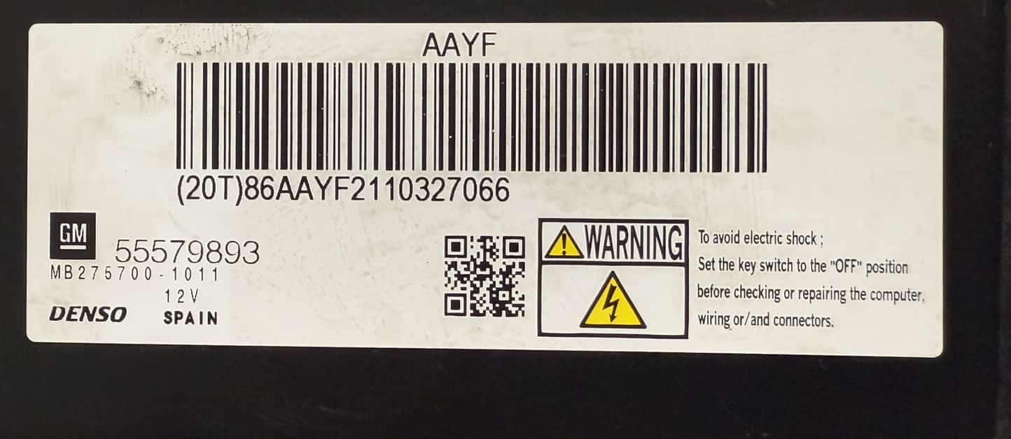 Denso Motorsteuergerät ECU OPEL ASTRA-J 2011