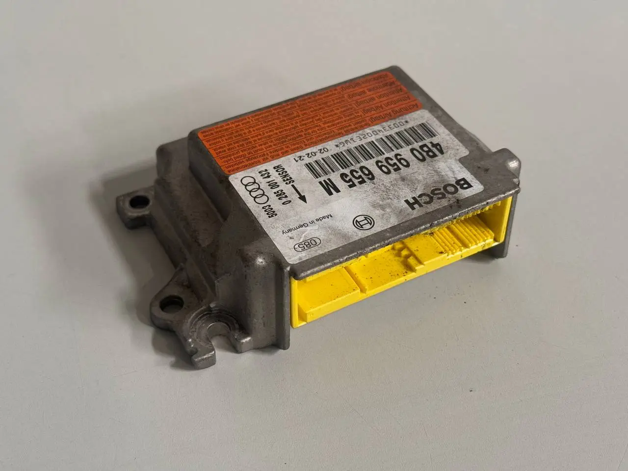 Airbagsteuergeraet Steuergeraet A6 Avant 4B5 TDI 2.5L 2002 4B0959655M