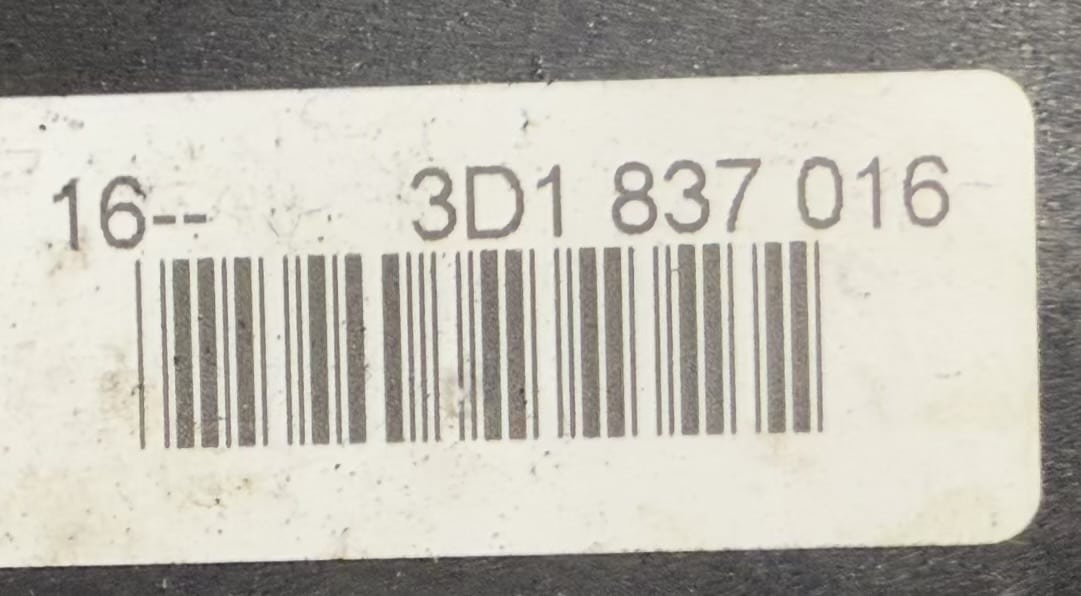 Türschloss Türverriegelung Rechts Vorn VW Golf5 1K1 1.4L 3D1837016