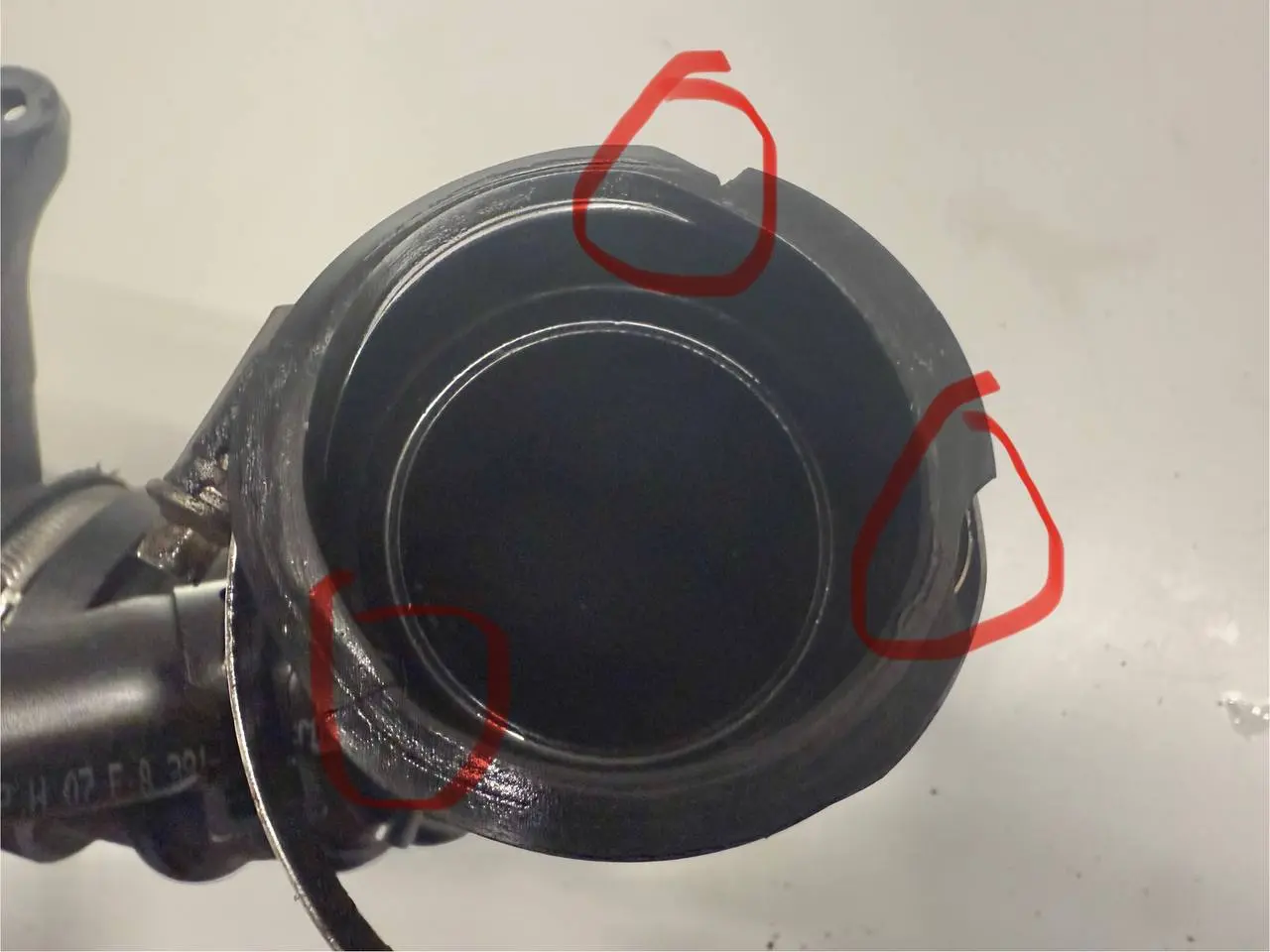 Ladeluftrohr Turboschlauch Ansaugschlauch für GM OPEL GM ANTARA 2007 96628984