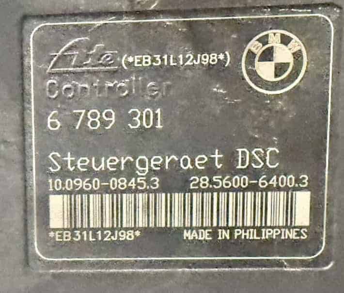 ABS Block Steuergerät BMW 116i E87 E81 2009 34516789300, 10096008453, 6789301