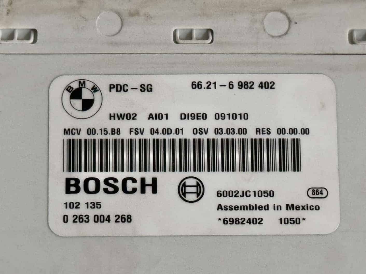 Steuergerät Einparkhilfe PDC Module BMW 116i E87 2009