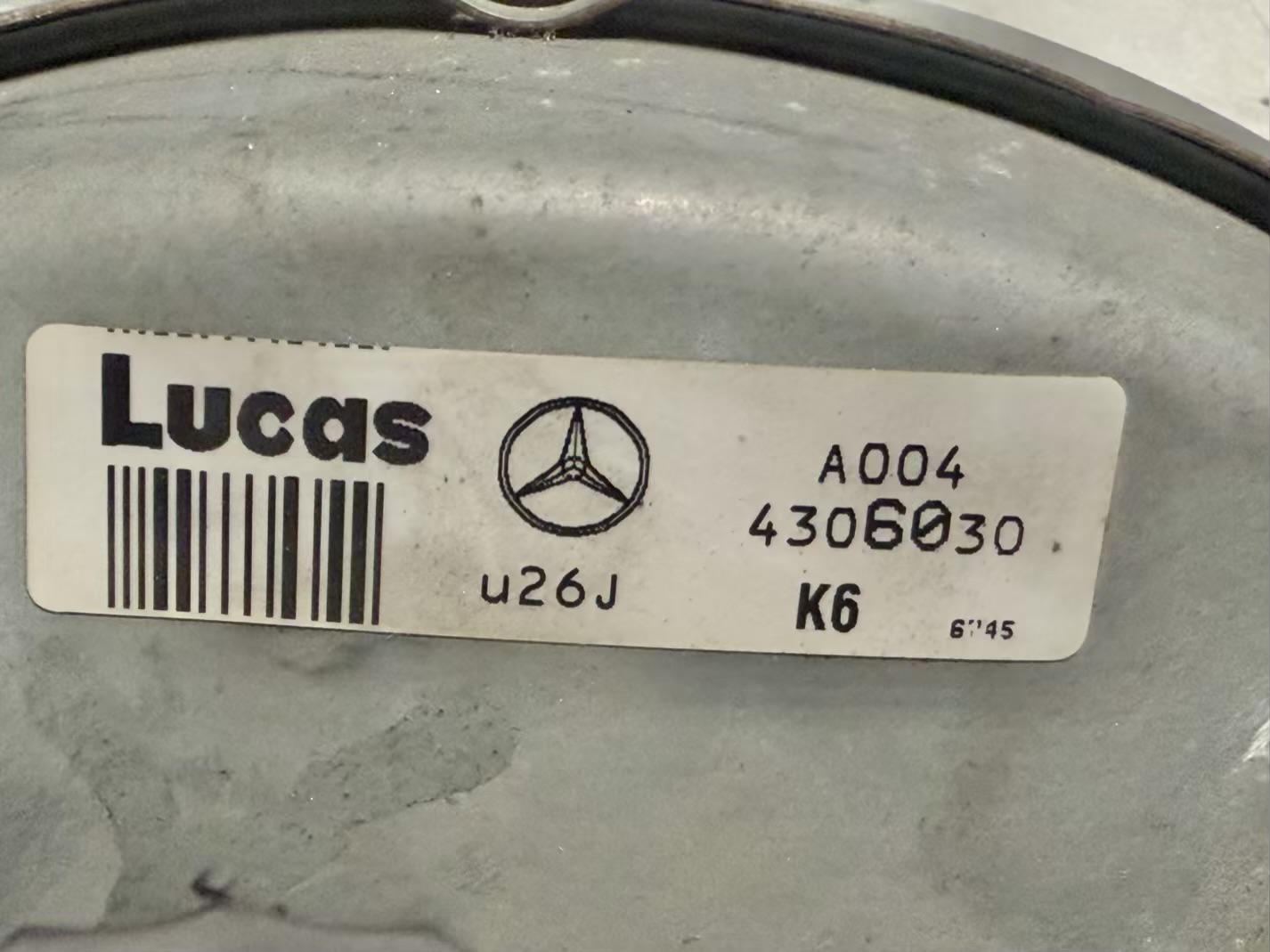 Bremskraftverstärker Bremskraftregler Mercedes BENZ CLK 320 1999 W208 0044306030