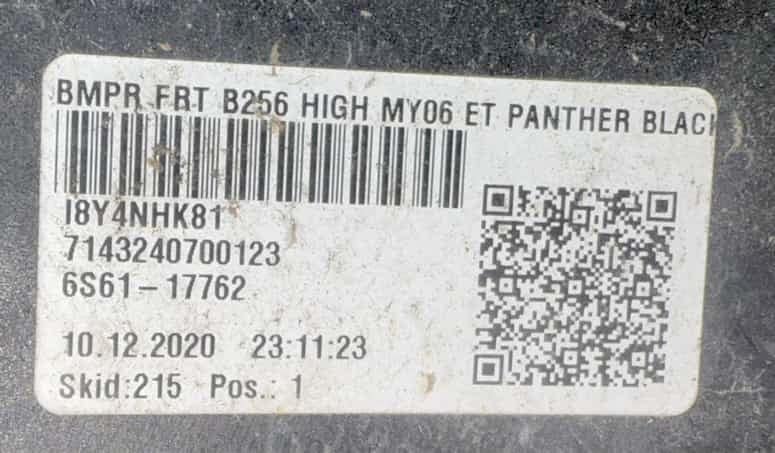 Stossfänger Stoßstangen vorne FORD Fiesta 1.4L 2008