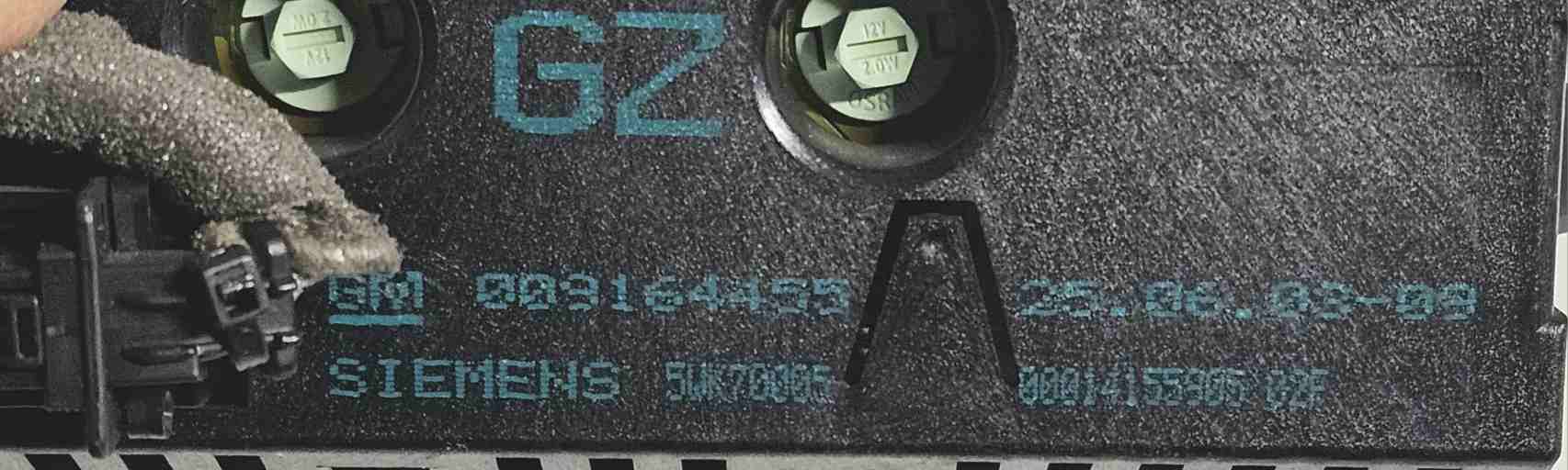 Display Infodisplay Anzeige OPEL MERIVA 2003 909164455, 5WK70005