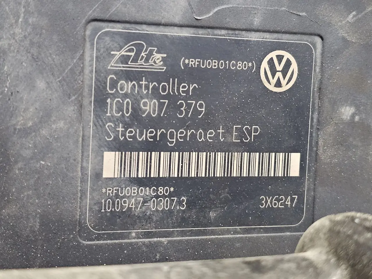 ABS Steuergerät Hydraulikblock VW Golf 4 1,6 1J1 2000 6X0614517, 1C0907379