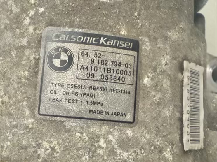 Klimaanlage A/C Kompressor Pumpe N43 BMW 116i E81 E87 2011 64529182794, 9182794