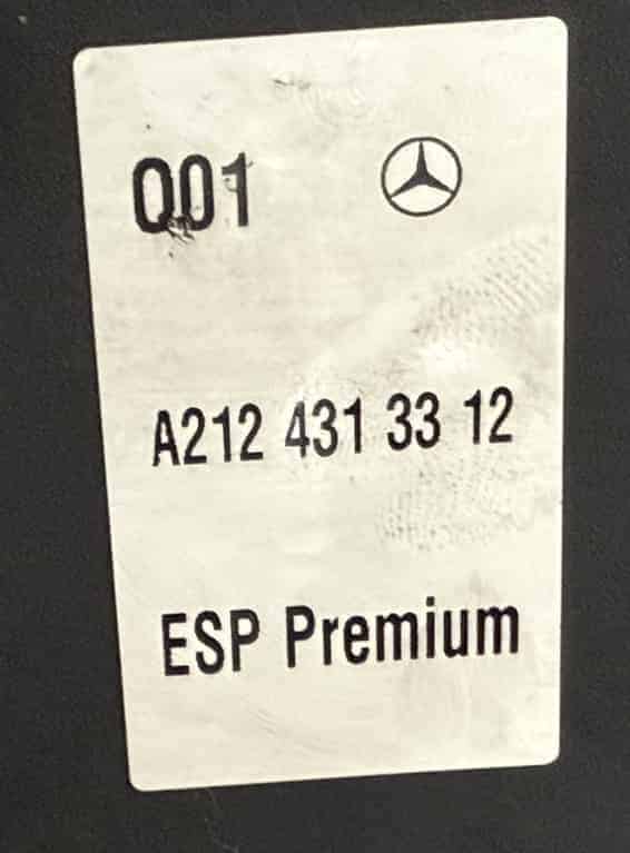 ABS Block Pumpe Mercedes Benz W212 E-Klasse 2010