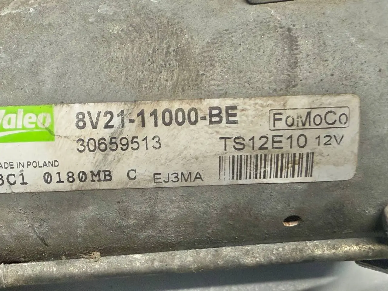 Anlasser Starter Motor Ford Fiesta 1.25L 2010 8V2111000BE