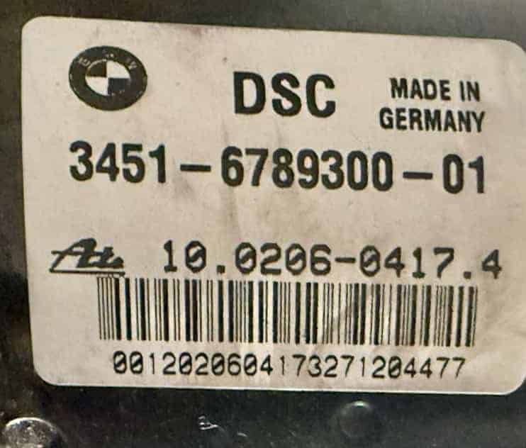 ABS Block Steuergerät BMW 116i E87 E81 2009 34516789300, 10096008453, 6789301