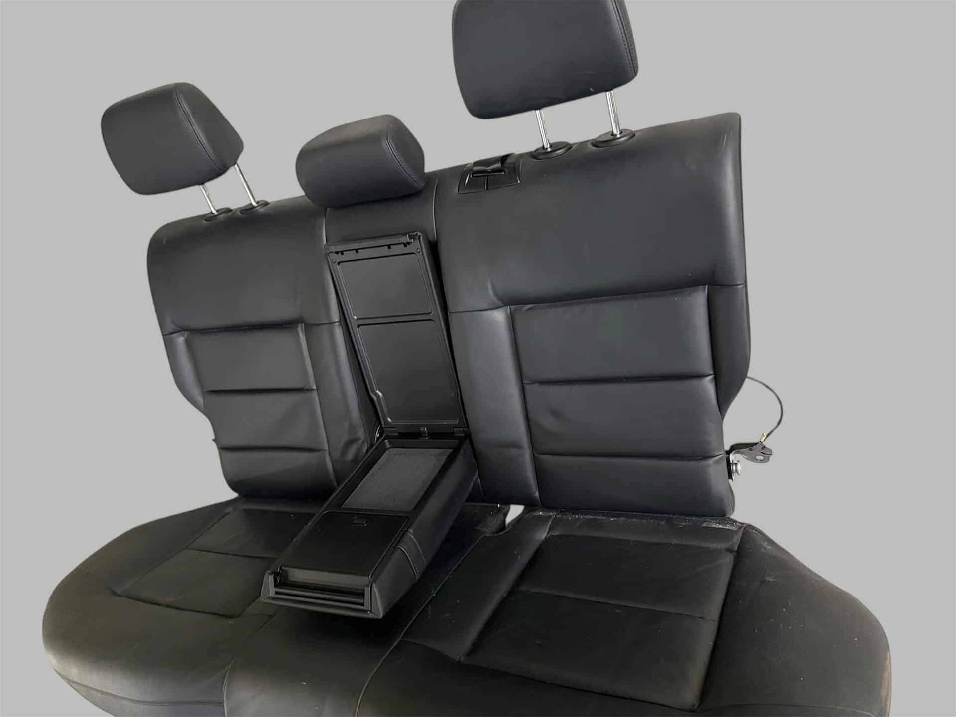 Rücksitzbänke schwarz Leder Benz W212 E-Klasse 2010