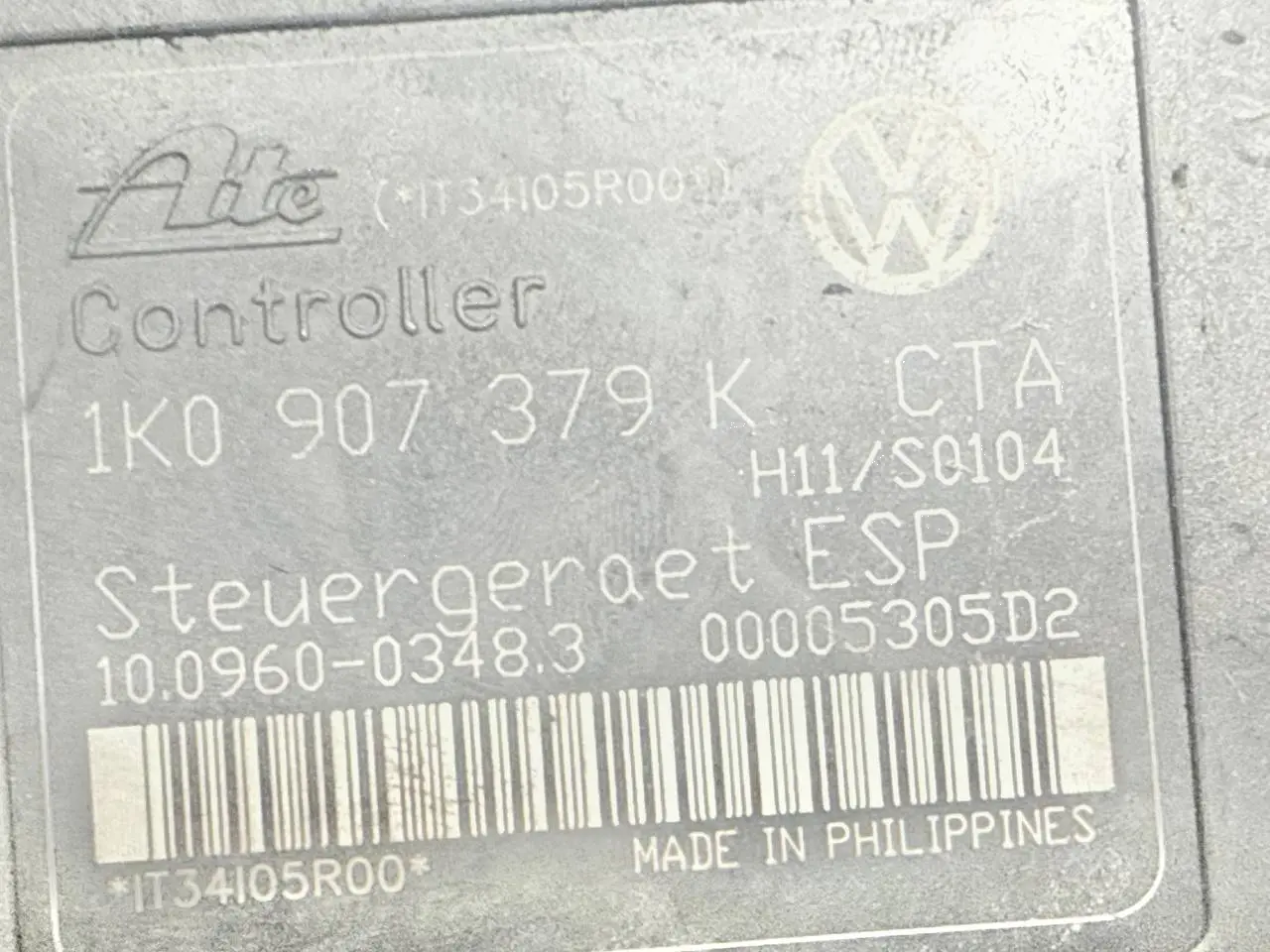 ABS Steuergerät Hydraulikblock Einheit VW Passat 3C 2.0l FSI 1K0907379K
