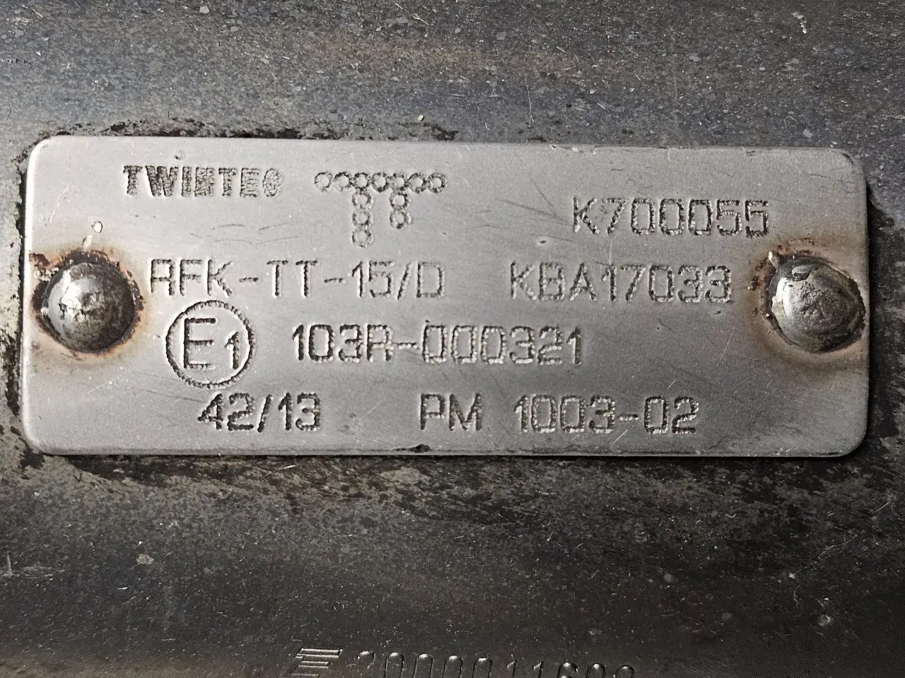 Dieselpartikelfilter Partikelfilter Kat Audi A6 Avant 4B5 TDI 2.5L 2002 RFKTT15D