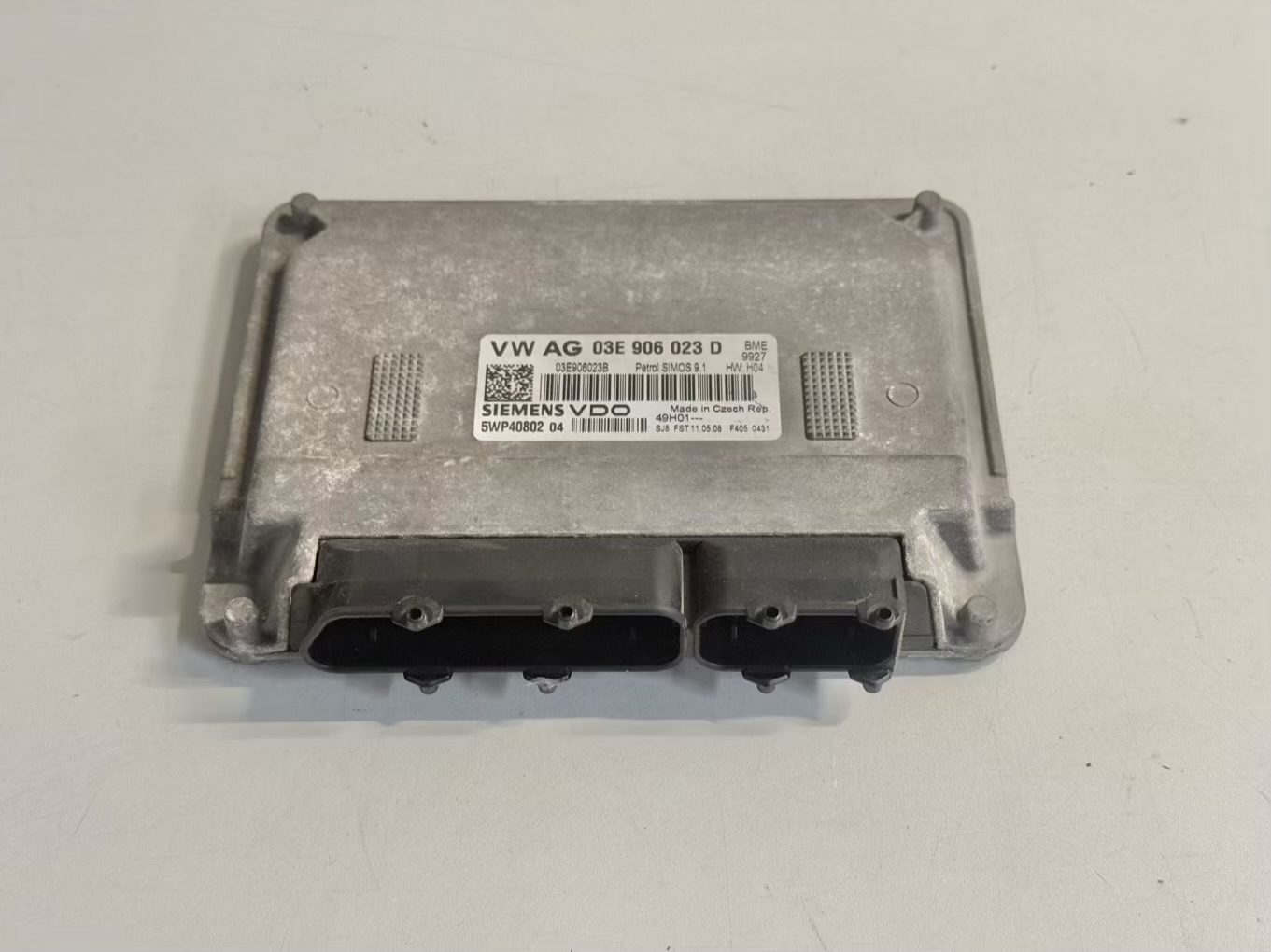 Motorsteuergerät ECU Seat Ibiza 1.2 2008 03E906023D, 5WP40802 (SIMOS 9.1)