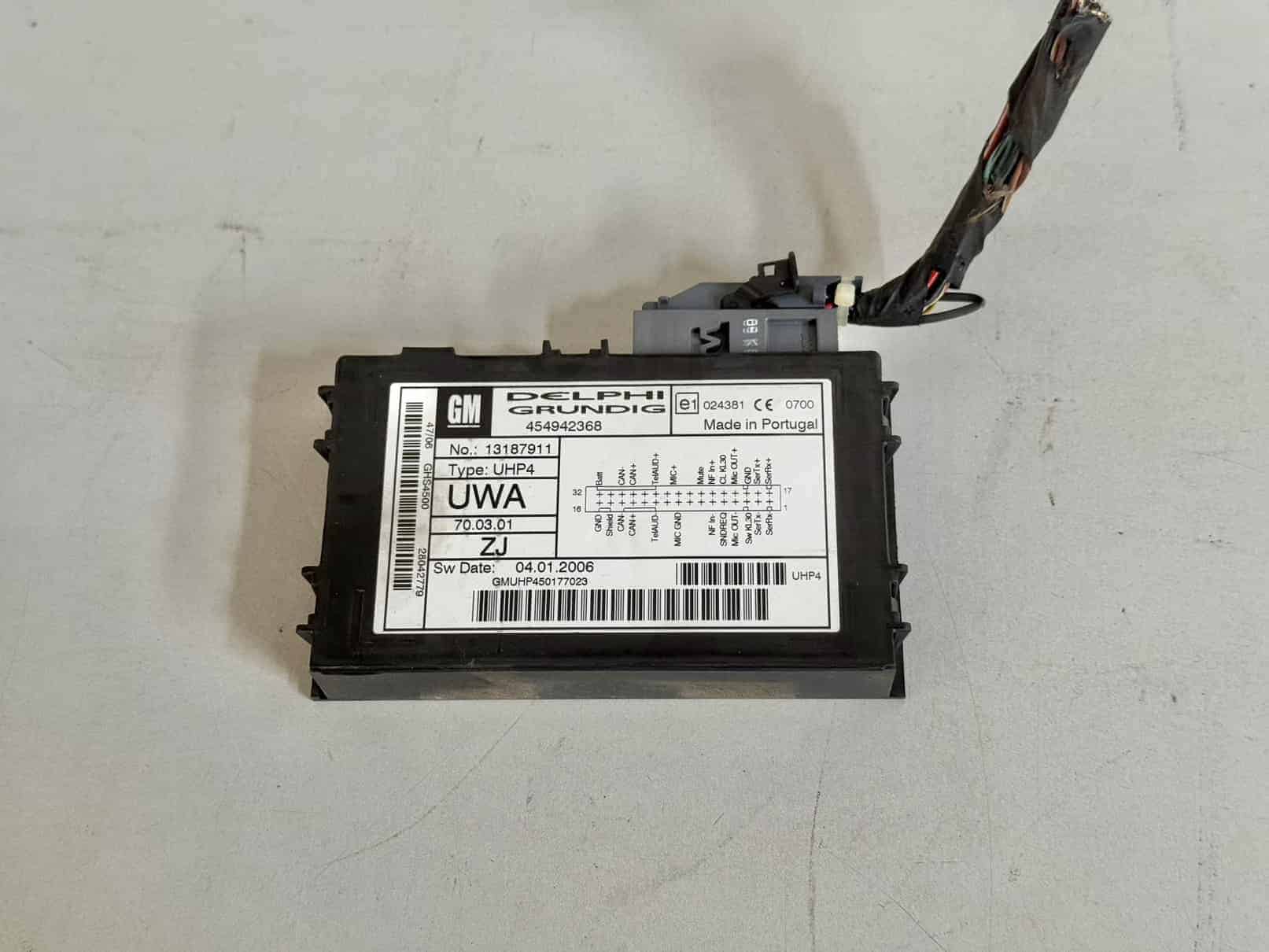 Bluetooth Steuergerät Module OPEL GM ANTARA 2007