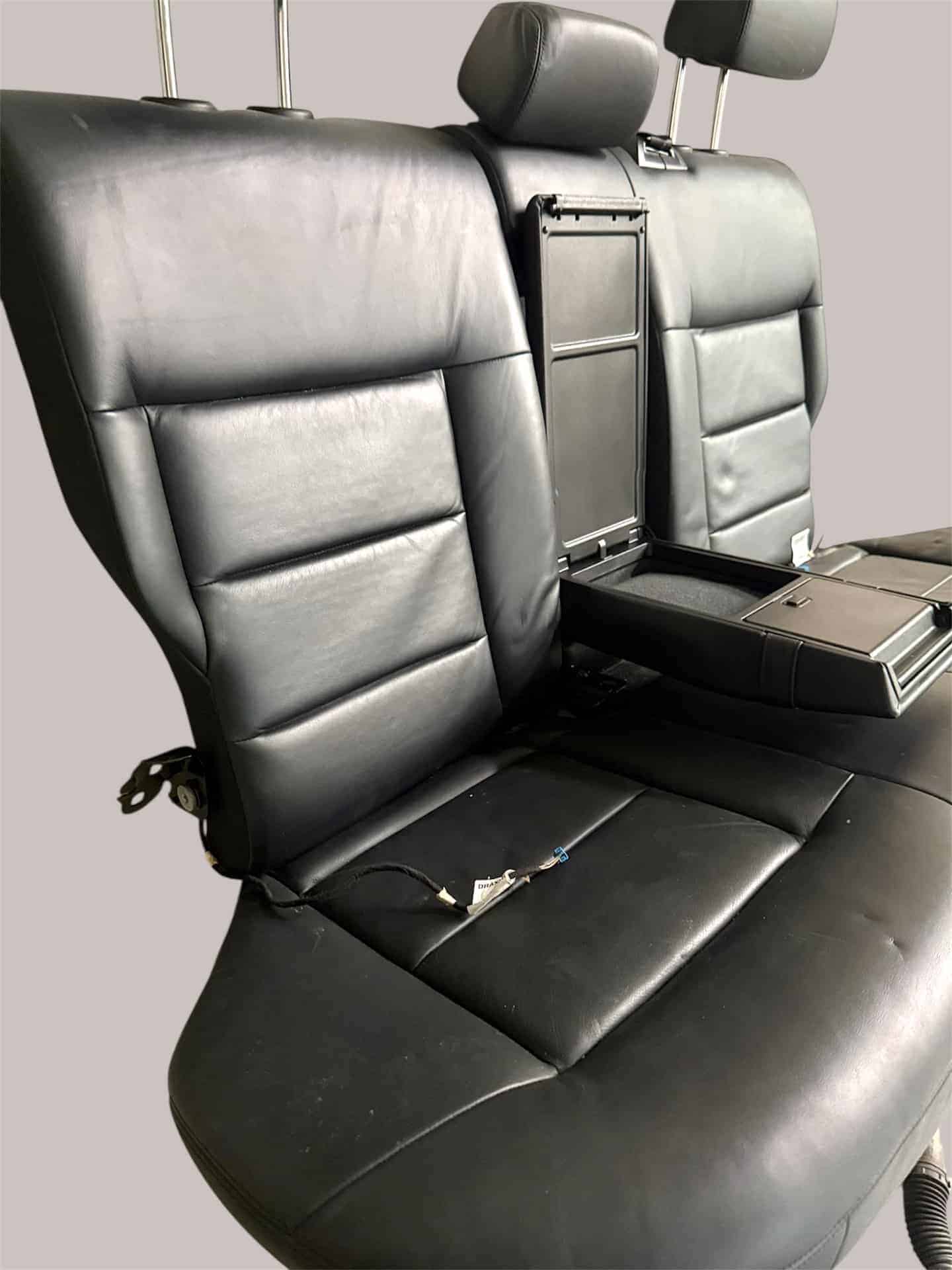 Rücksitzbänke schwarz Leder Benz W212 E-Klasse 2010