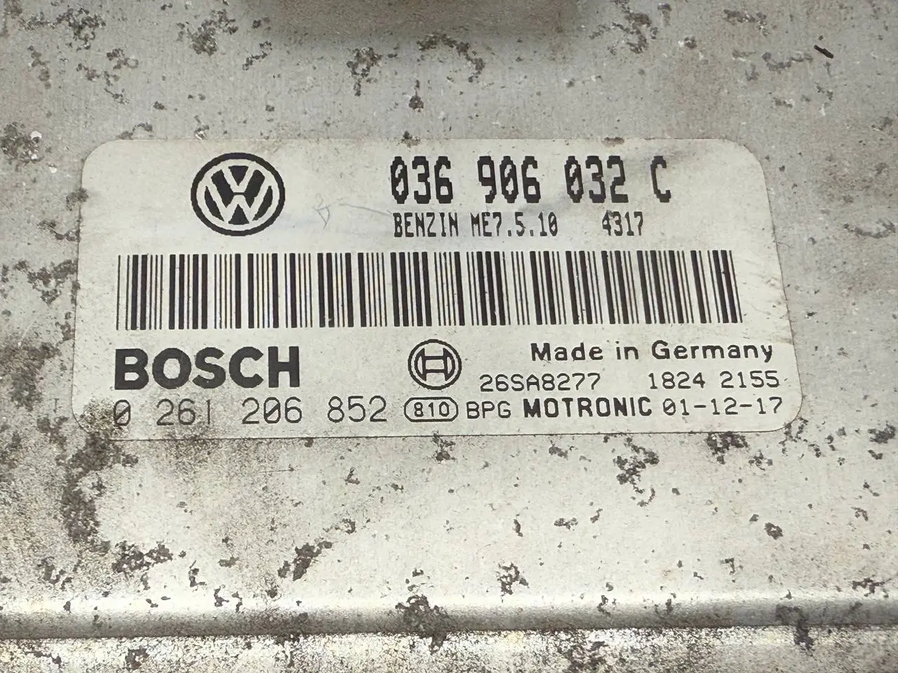 ECU Motorsteuergerät VW New Beetle 1C1 1.4 2004 036906032C ME7.5.10