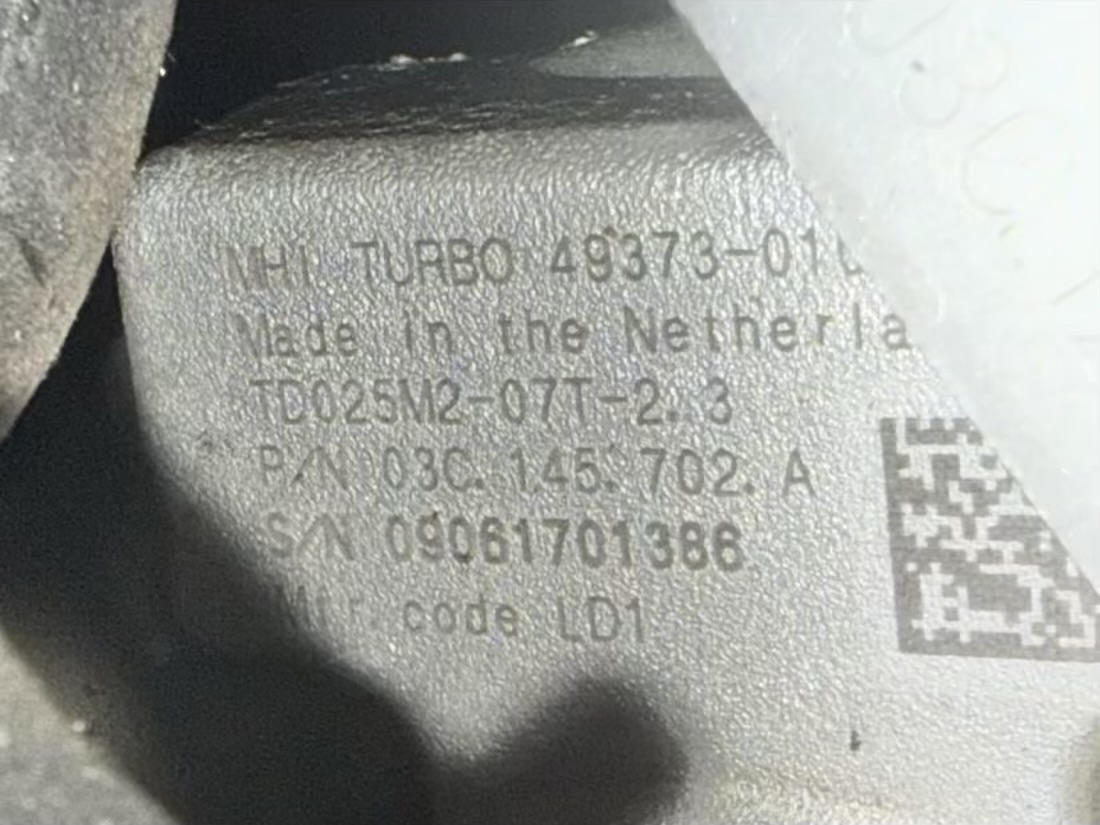Turbolader Abgaseturbo VW Golf Plus 2009 1,4 TSI 03C145702A, 03C121497E