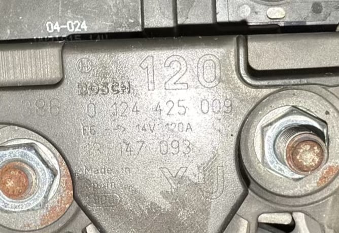 Lichtmaschine Generator OPEL MERIVA 2003 Astra G 13147093, 0124425009
