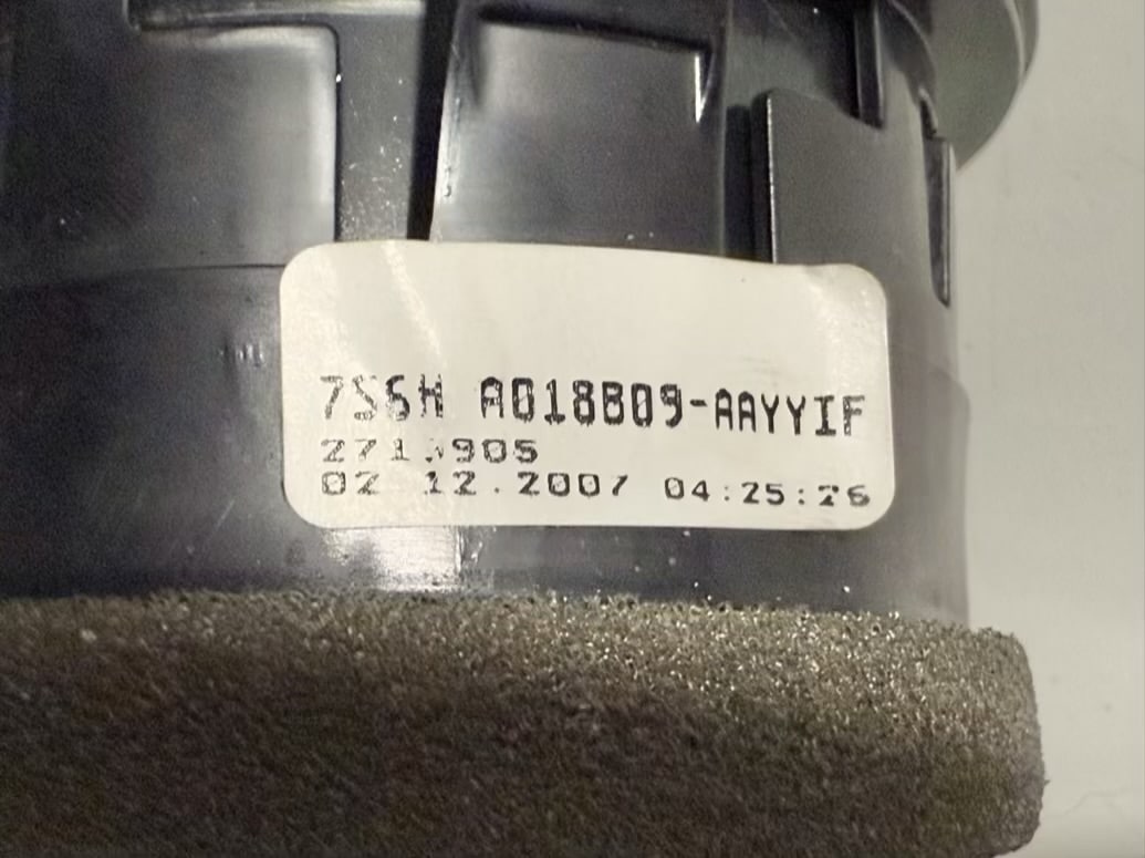 Lüftungsgitter Rechts Links Mitte FORD Fiesta 1.4L 2008 7S6HA018B09ABYYIF