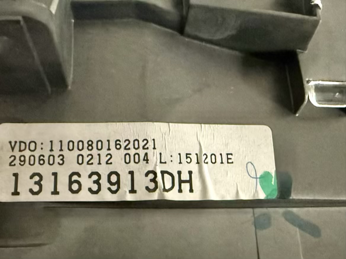 Tacho Kombiinstrument OPEL MERIVA 2003 88311302, 13163913DH