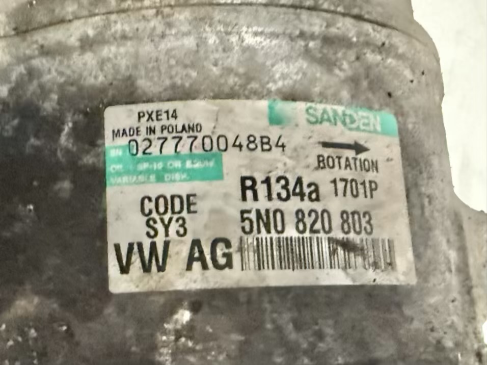Klimakompressor Klimaanlage 2.0 TDI Passat 3C 2008 5N0820803
