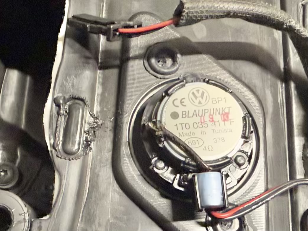 Türverkleidung Hinten Rechts VW Touran 1T1 2003 Trend 1T0867212