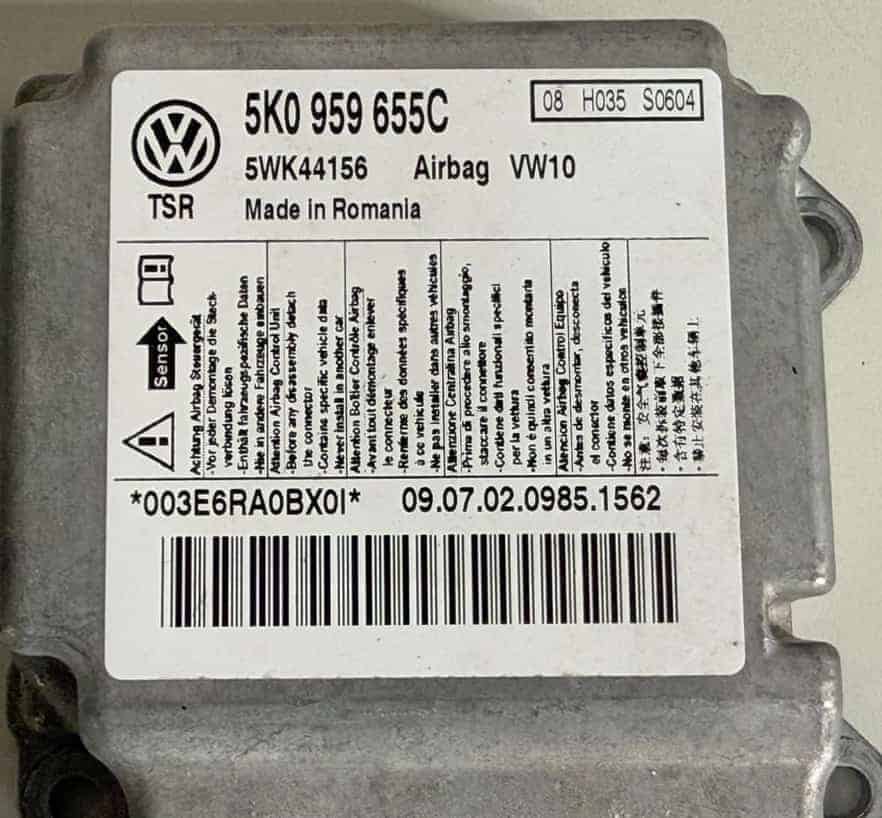 Airbag Steuergerät VW Golf Plus 2009 5K0959655C