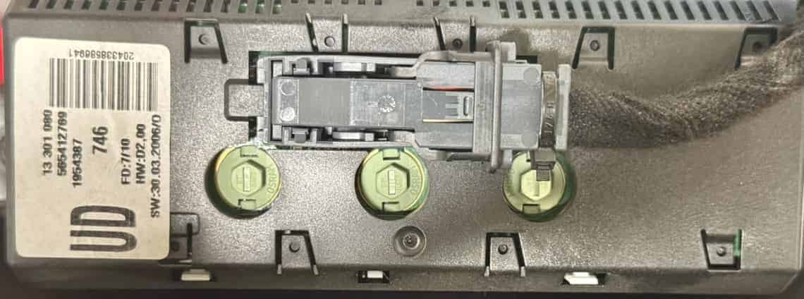 INNENAUSSTATTUNG BOARDCOMPUTER DISPLAY mit Verkleidung Opel Corsa D