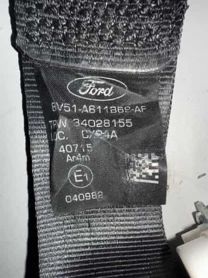Sicherheit Riemen/Gürtel Hinten LINKS Ford Fiesta 1.25L 2010