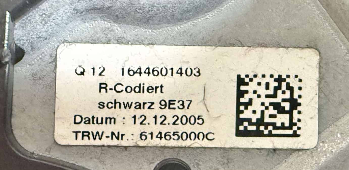 Lenkrad Mercedes BKlasse W245 B170 2005 1644601430 61465180